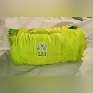 Tropical Stripe Picnic Blanket